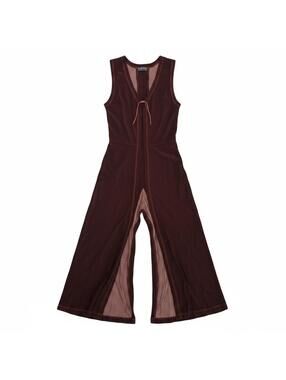 Morgan de Toi brown tunic vest
